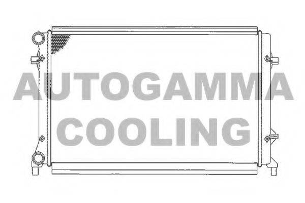 Радіатор, охолодження двигуна AUTOGAMMA 103613