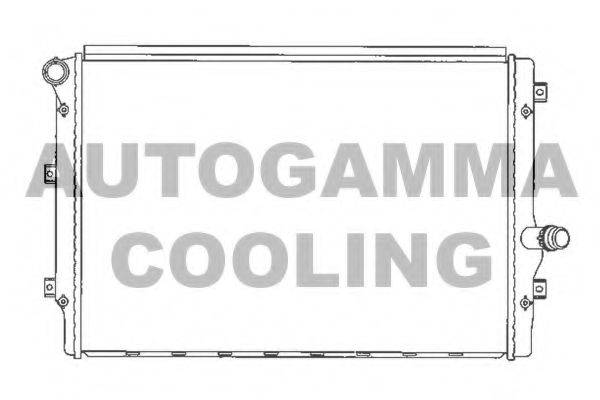 AUTOGAMMA 103614 Радиатор охлаждения двигателя
