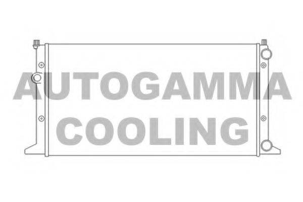 AUTOGAMMA 103778 Радиатор охлаждения двигателя