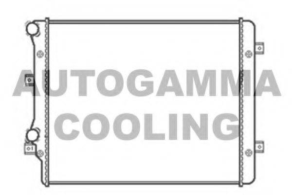 AUTOGAMMA 103846 Радиатор охлаждения двигателя