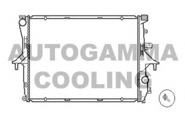 Радиатор охлаждения двигателя AUTOGAMMA 103943