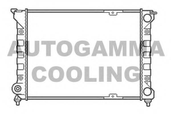 Радиатор охлаждения двигателя AUTOGAMMA 104575
