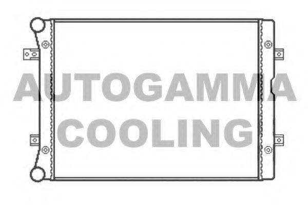 Радиатор охлаждения двигателя AUTOGAMMA 104927