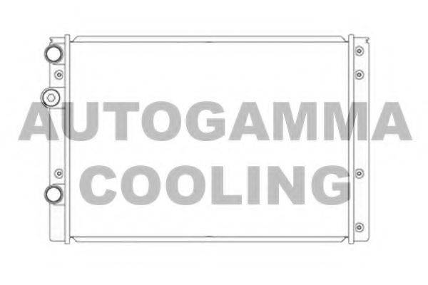 AUTOGAMMA 105200 Радиатор охлаждения двигателя