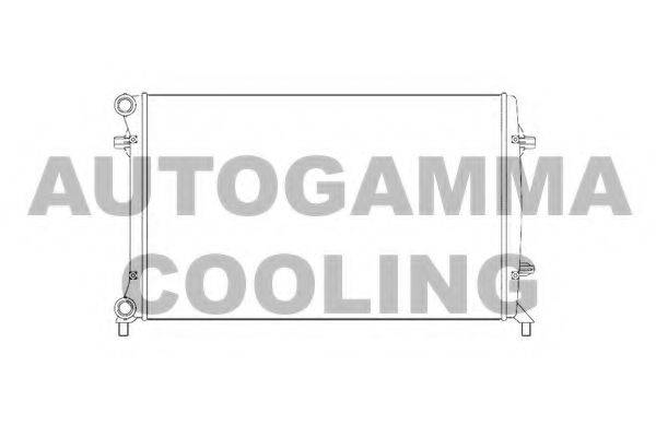 Радиатор охлаждения двигателя AUTOGAMMA 105324