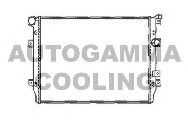 Радиатор охлаждения двигателя AUTOGAMMA 105418