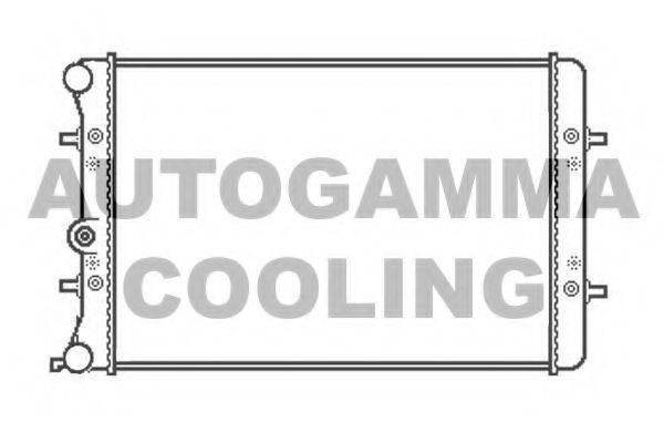 AUTOGAMMA 105431 Радиатор охлаждения двигателя