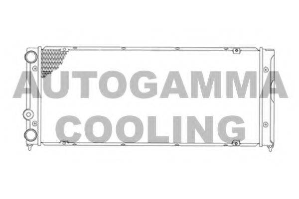 AUTOGAMMA 105481 Радиатор охлаждения двигателя
