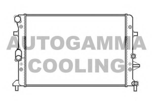 AUTOGAMMA 105583 Радиатор охлаждения двигателя