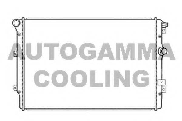 AUTOGAMMA 107117 Радиатор охлаждения двигателя