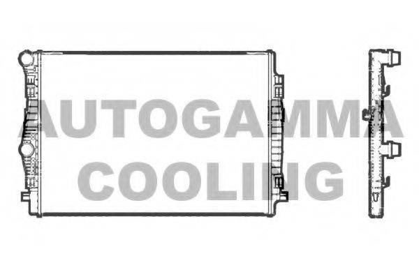 AUTOGAMMA 107199 Радиатор охлаждения двигателя