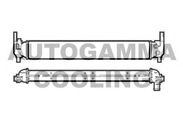 AUTOGAMMA 107200 Радиатор охлаждения двигателя
