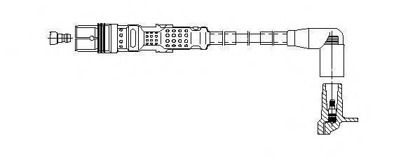 BREMI 1A02F43 Провод зажигания