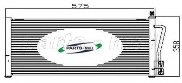 Конденсатор, кондиціонер PARTS-MALL PXNC2-003