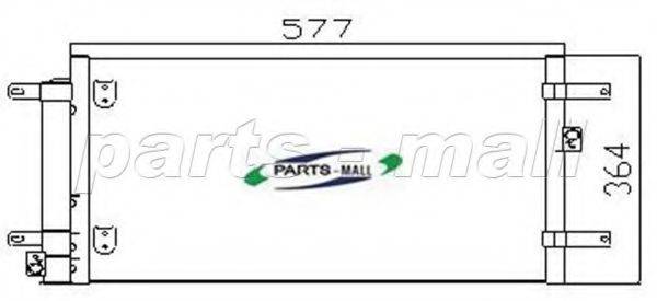 Конденсатор кондиционера PARTS-MALL PXNC2-008