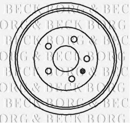 BORG & BECK BBR7045 Тормозной барабан