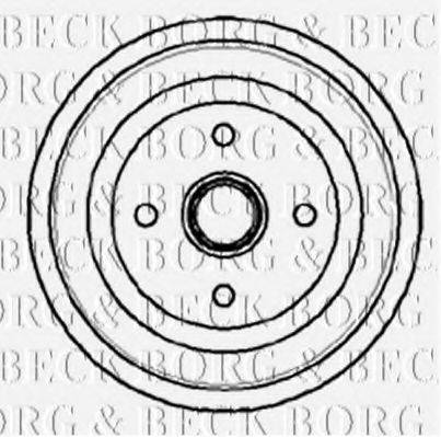 BORG & BECK BBR7046 Тормозной барабан