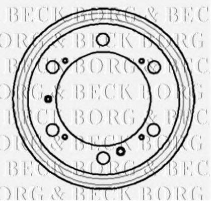Тормозной барабан BORG & BECK BBR7050