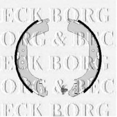 BORG & BECK BBS6004 Тормозные колодки барабанные