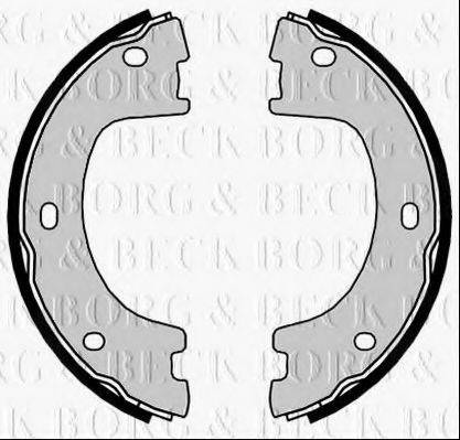 BORG & BECK BBS6475 Комплект гальмівних колодок