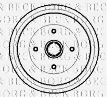 Гальмівний барабан BORG & BECK BBR7003
