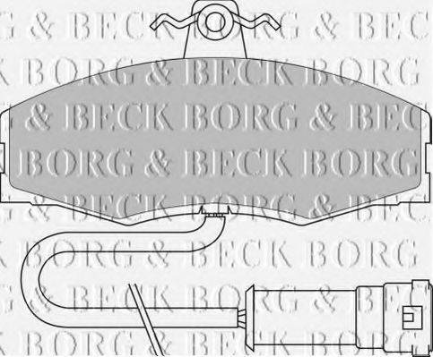 BORG & BECK BBP1060 Тормозные колодки