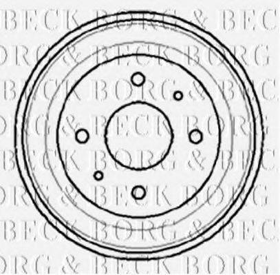 Гальмівний барабан BORG & BECK BBR7008