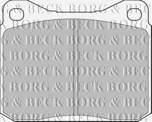 BORG & BECK BBP1057 Тормозные колодки