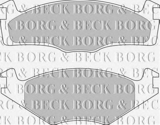 Тормозные колодки BORG & BECK BBP1101