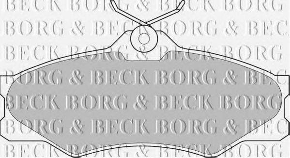 BORG & BECK BBP1175 Тормозные колодки
