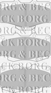 Тормозные колодки BORG & BECK BBP1469