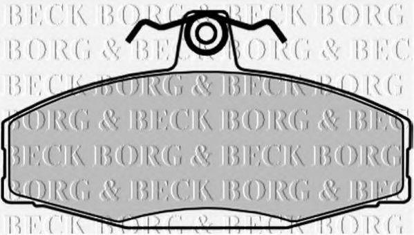 BORG & BECK BBP1604 Тормозные колодки