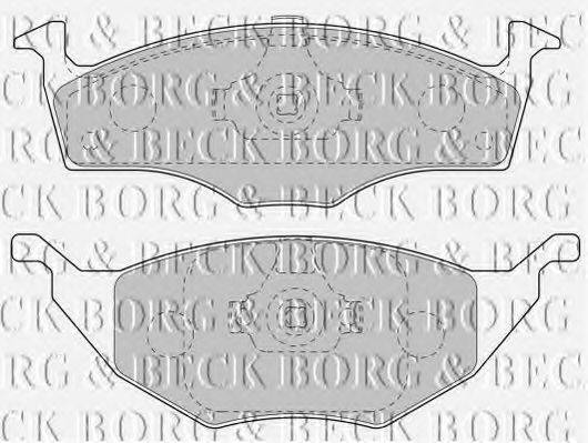 BORG & BECK BBP1904 Тормозные колодки
