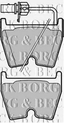 Тормозные колодки BORG & BECK BBP2138