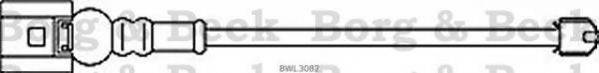BORG & BECK BWL3082 Датчик износа тормозных колодок
