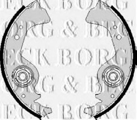 Комплект гальмівних колодок BORG & BECK BBS6244