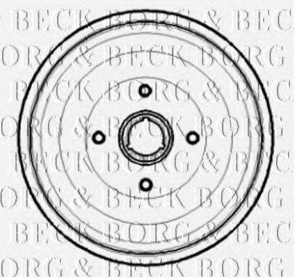 BORG & BECK BBR7189 Тормозной барабан