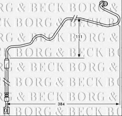 Гальмівний шланг BORG & BECK BBH7534