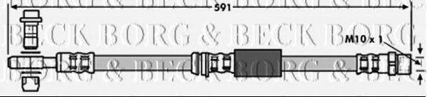 Тормозной шланг BORG & BECK BBH7746