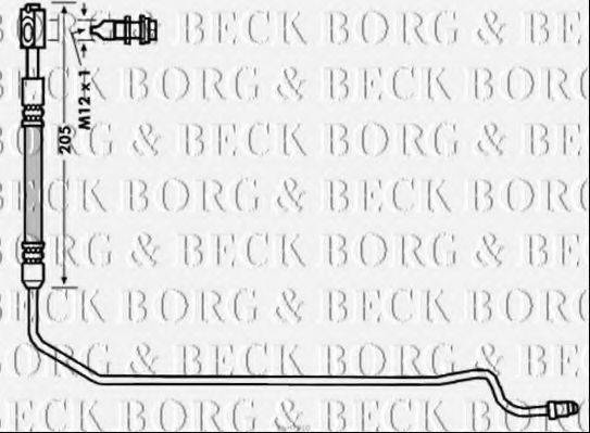 BORG & BECK BBH7910 Тормозной шланг