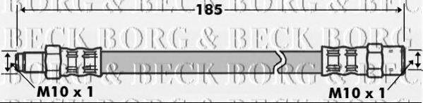 BORG & BECK BBH6026 Тормозной шланг