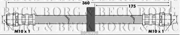 Гальмівний шланг BORG & BECK BBH6598