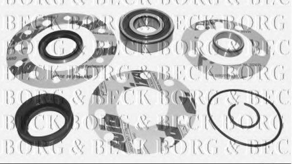 BORG & BECK BWK836 Комплект підшипника ступиці колеса