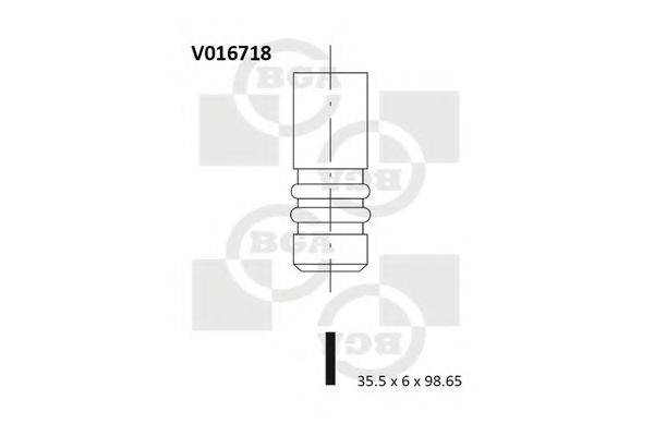 BGA V016718 Впускной клапан