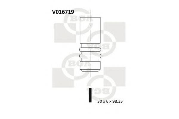 Випускний клапан BGA V016719
