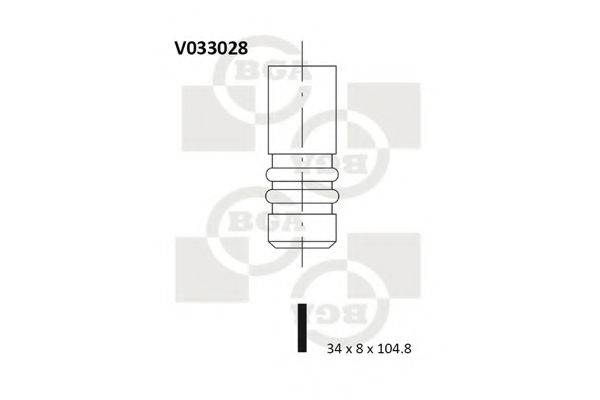Впускний клапан BGA V033028