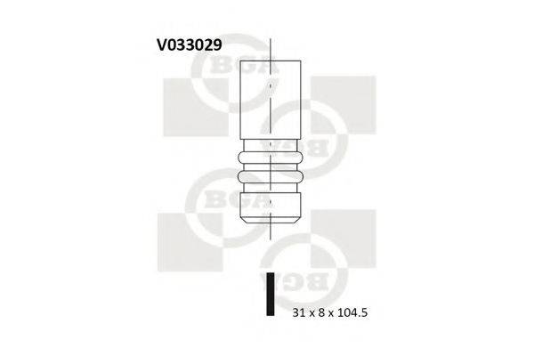 Випускний клапан BGA V033029