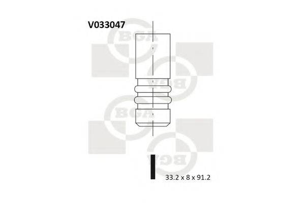 Випускний клапан BGA V033047