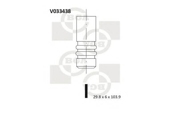 BGA V033438 Выпускной клапан