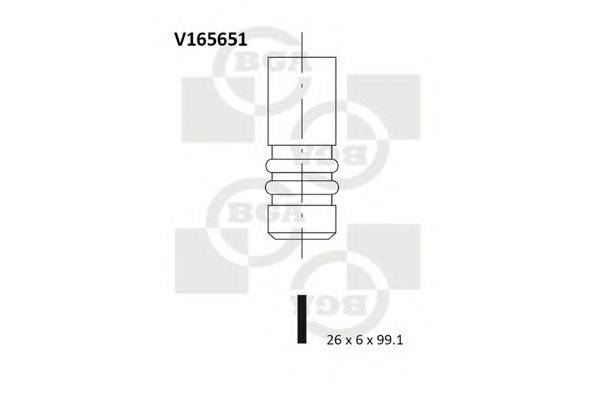 BGA V165651 Выпускной клапан